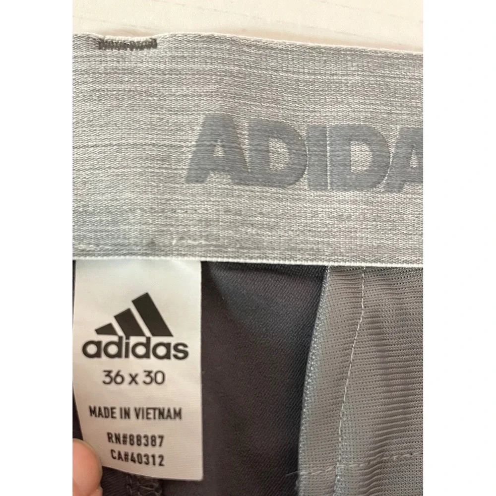 Adidas Golf Pants Mens‎ 36x30 Gray Ultimate Performance Trousers